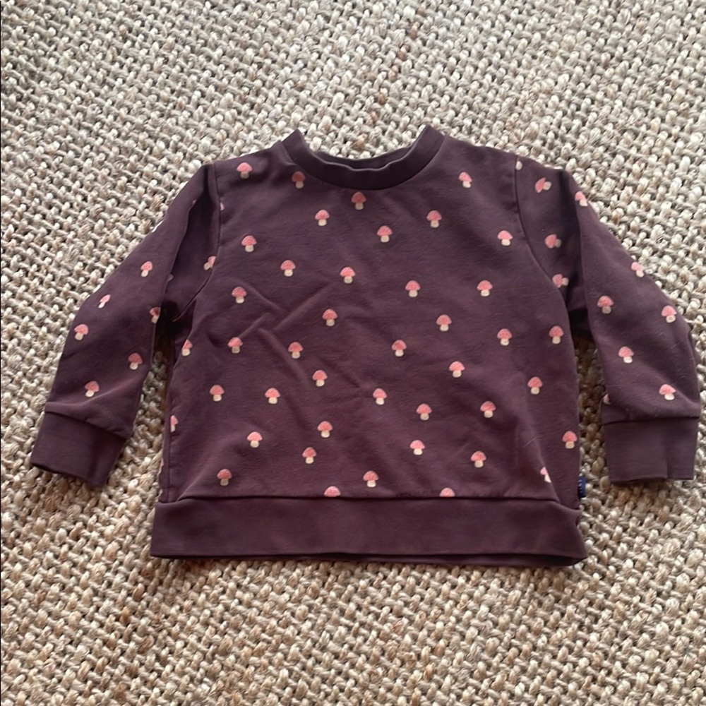 Tinycottons Kids Mushroom Print Sweatshirt